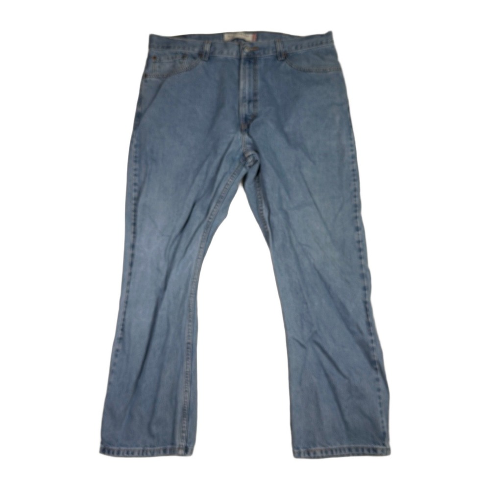 Levi Strauss 505 Regular Fit Blue Denim Jeans Mens W40 L30